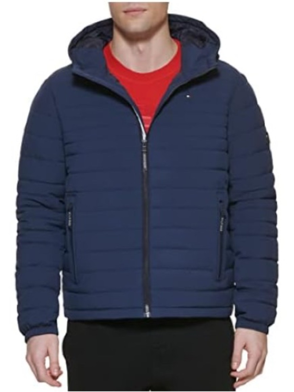 Tommy Hilfiger Men (M) Poly Hooded Packable Jacket